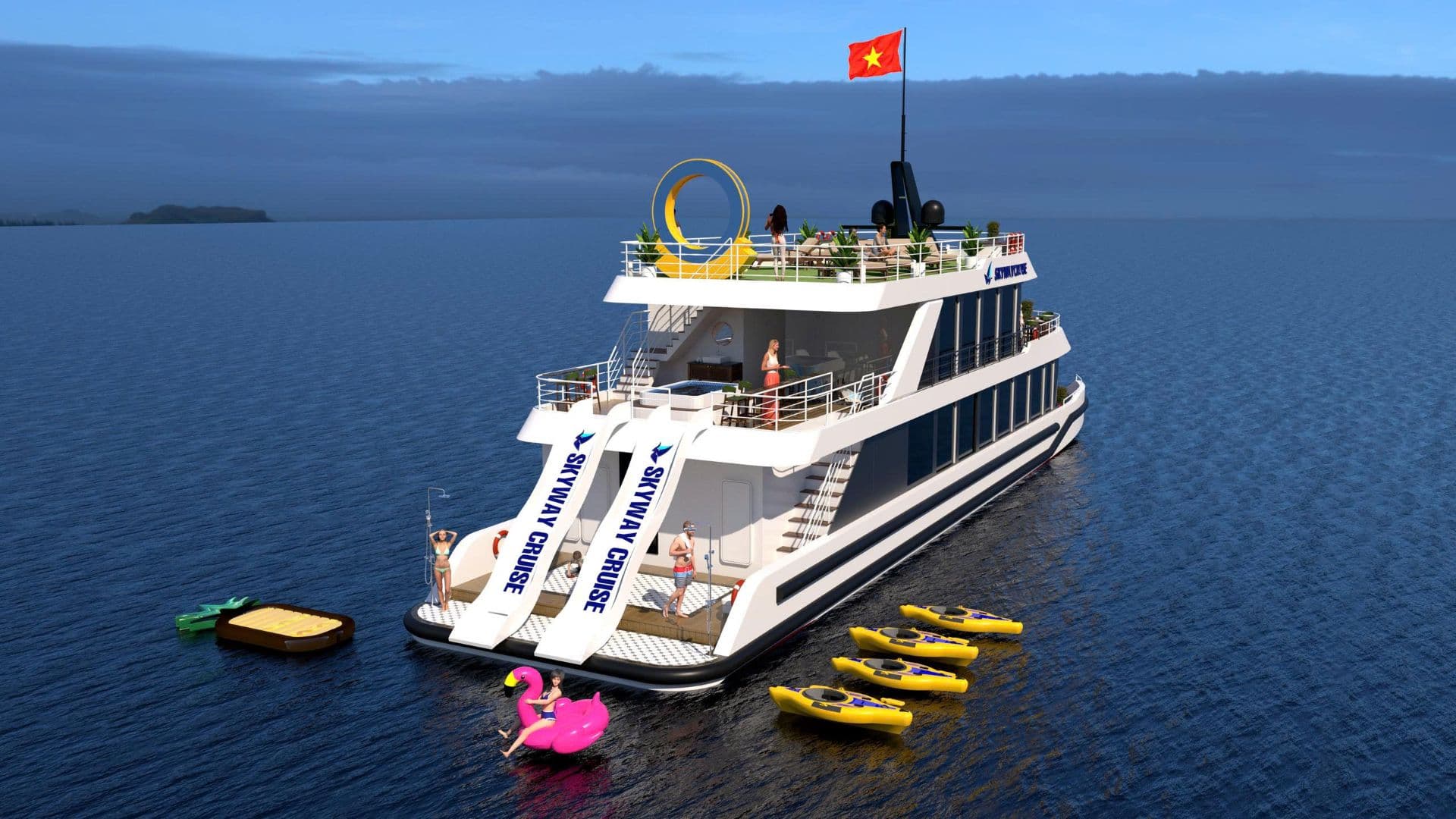 Vịnh Hạ Long – Du thuyền Skyway 5 sao cao cấp – Tour 1 ngày